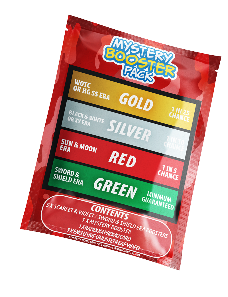 First Edition Unlistedleaf Mystery Booster Pack Series 2
